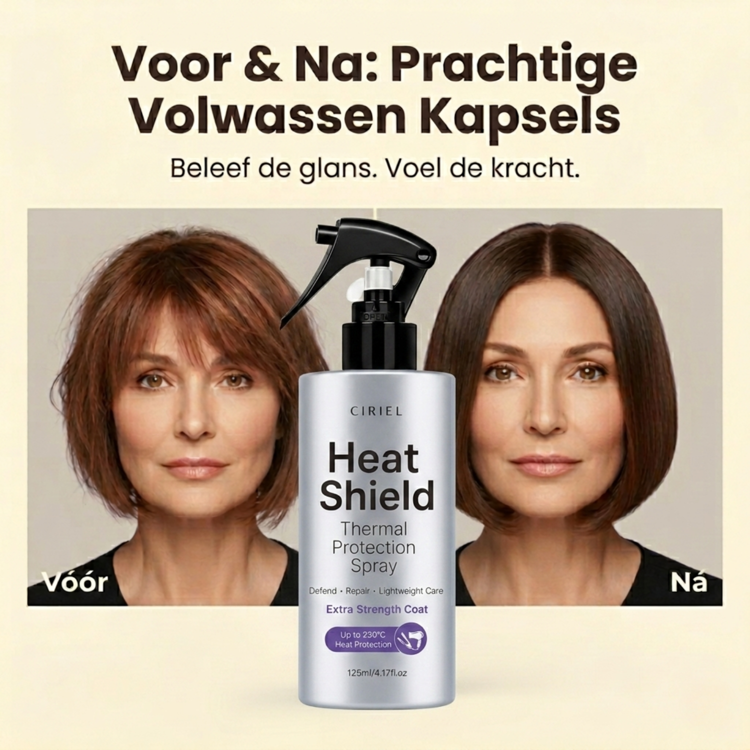 Hitzeschutz - Hitzeschützende Spray