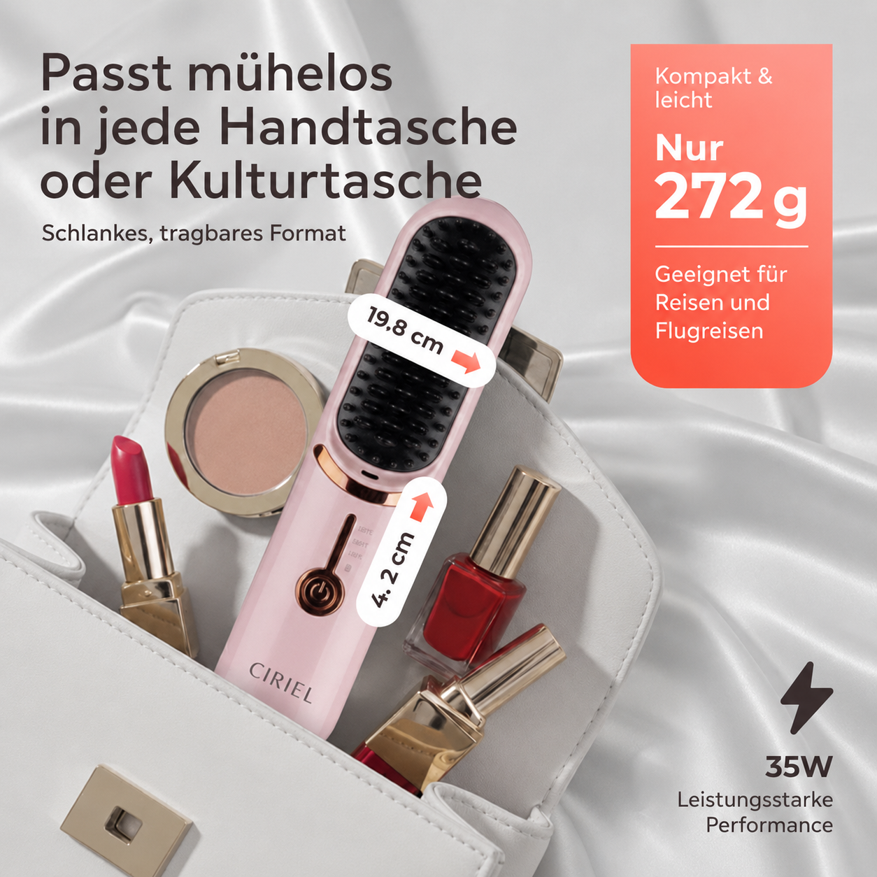 Ciriel - AirBrush™ Pro | Drahtlose Stylingbürste