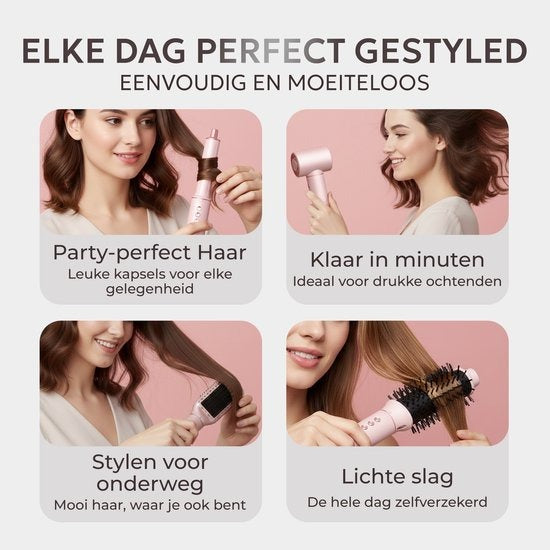 Ciriel StyleWrap™ 5 — Rose | 5-in-1 Föhnbürste