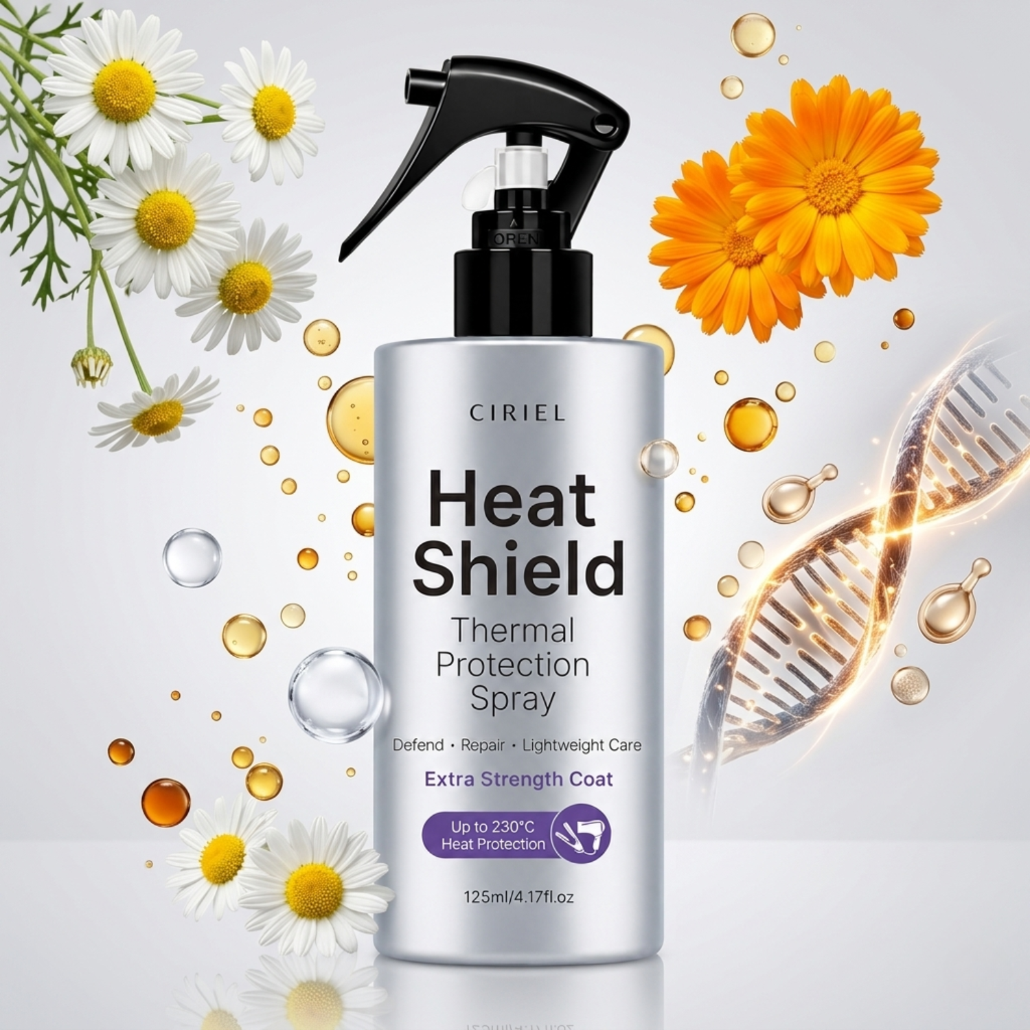 Hitzeschutz - Hitzeschützende Spray