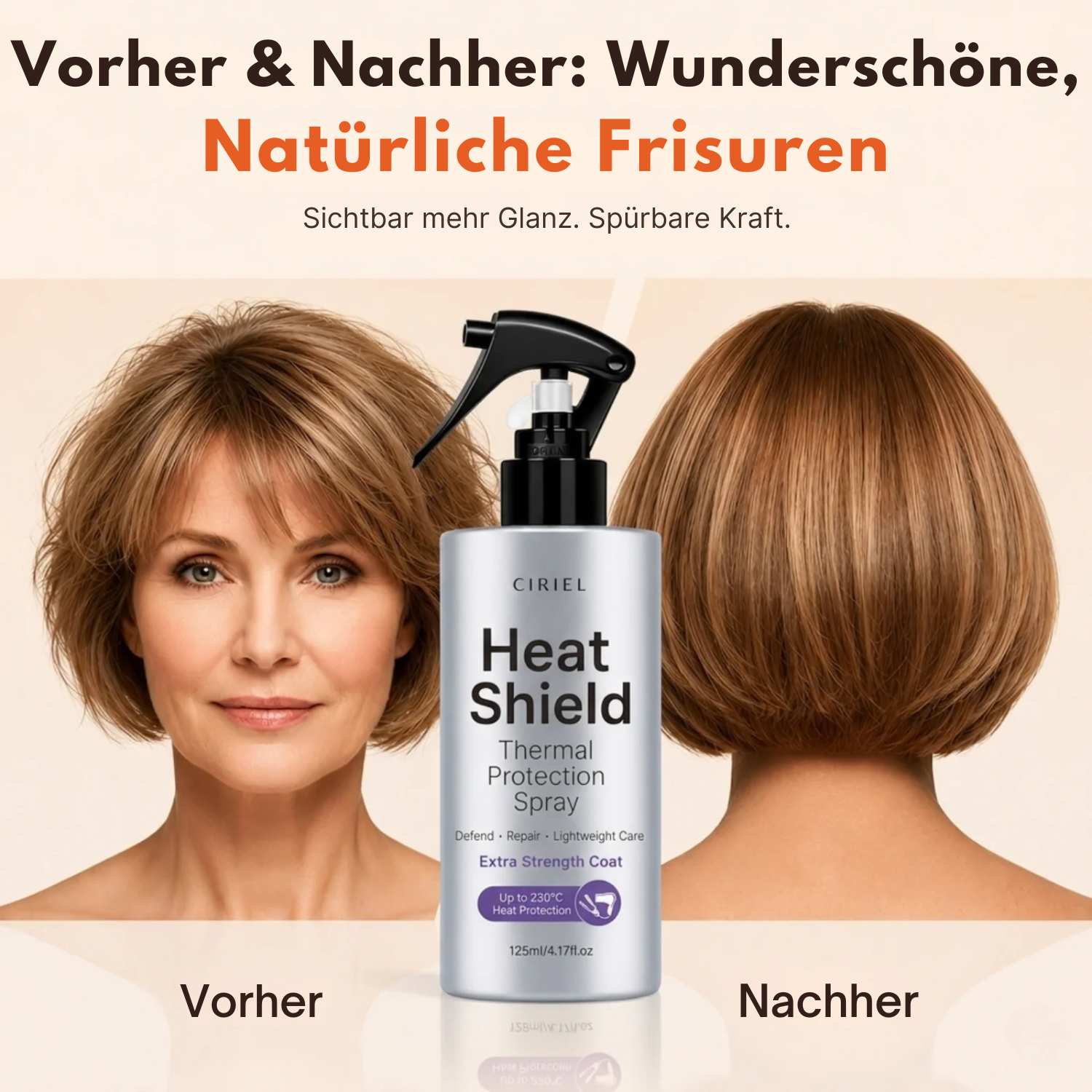 Hitzeschutz - Hitzeschützende Spray