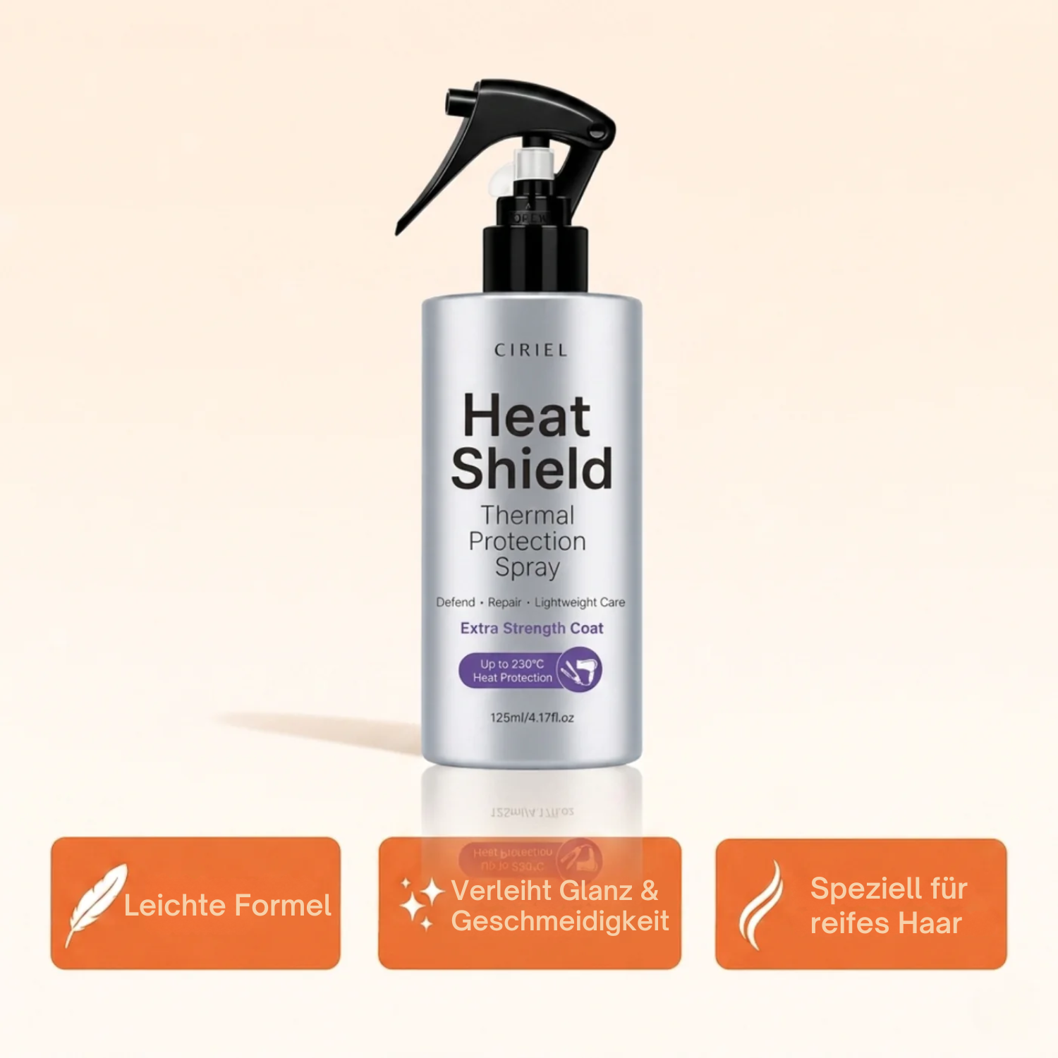 Hitzeschutz - Hitzeschützende Spray