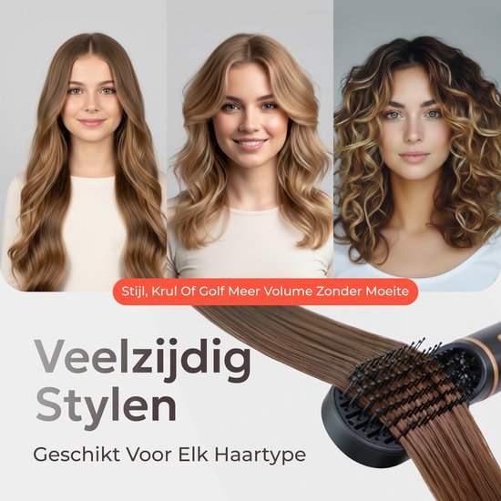 Ciriel StyleWrap 5™ — Noir | 5-in-1 Föhnbürste