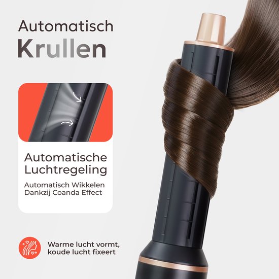 Ciriel StyleWrap 5™ — Noir | 5-in-1 Föhnbürste