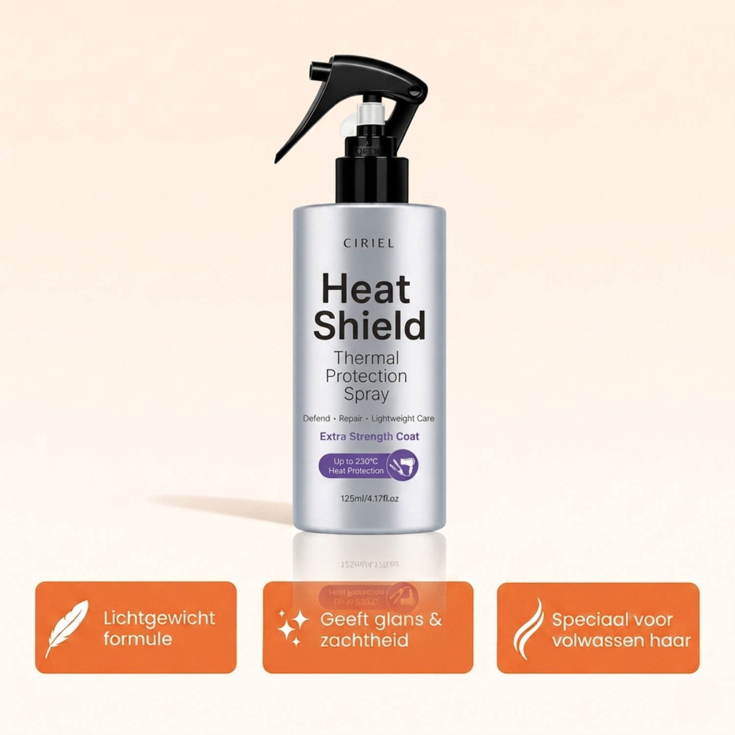 Hitzeschutz - Hitzeschützende Spray