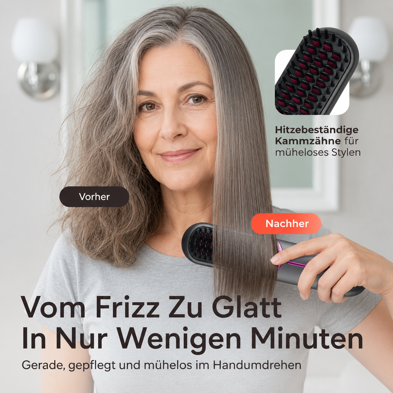 Ciriel - AirBrush™ Pro | Drahtlose Stylingbürste