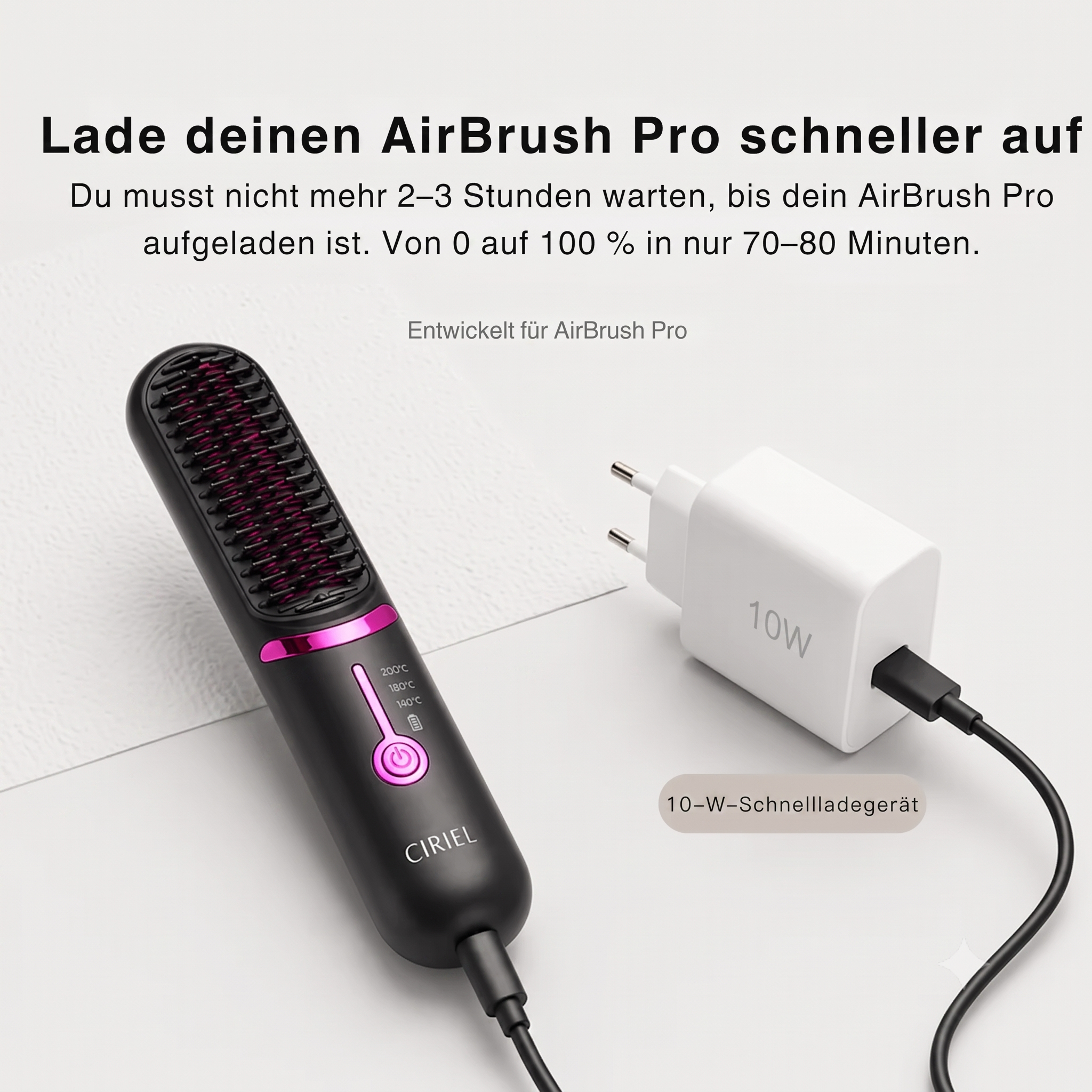 Schnellladegerät für deine AirBrush Pro – 10W